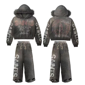 Conjuntos de Camisetas Personalizadas de Alta Calidad para Hombre, Diseño de Verano, 100% Algodón Orgánico Pesado, Estampado de Letras Oversize, Estilo Urbano - Product Image 2