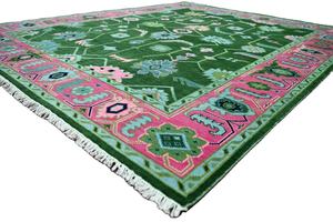 Timeless Beauty High Quality Cotton Oushak Carpets Set Hand Knotted Non-Slip 8x14 & 9x12 Rugs Living Room Floor Area Decor - Product Image 3