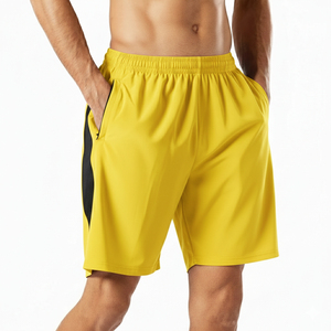 Custom Logo Label Men's Solid Street Sports Short Breathable Quick Dry Lightweight Canvas High-quality <b>Athletic</b> Basketball Short - Product Image 5