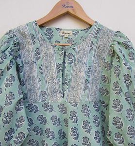 Minivestido maxi de verano para mujer, minivestido de algodón con botones y escote Henley, novedad - Product Image 2