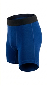 Men’s Athletic Boxer Briefs Breathable Soft Underwear <b>Elastic</b> Waist Trunks - Product Image 3