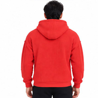 Sweat-shirt à capuche en maille gaufrée pour homme, personnalisé, décontracté, à manches longues, style streetwear, vente en gros, fabricant de vêtements