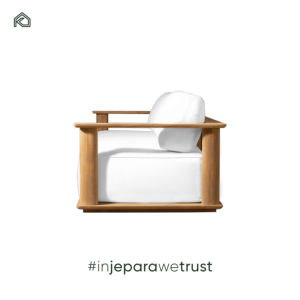 Canapé tissé à la main haut de gamme, design élégant Novo avec bois de teck, moderne, pour jardin - Budi, écologique et durable - Product Image 5