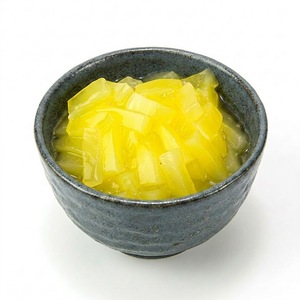 Pineapple Coconut Jelly Nata de Coco Rectangle Strip Shape Standard Fruit <b>Tea</b> Café Beverage Menu <b>Ingredients</b> Material - Product Image 1