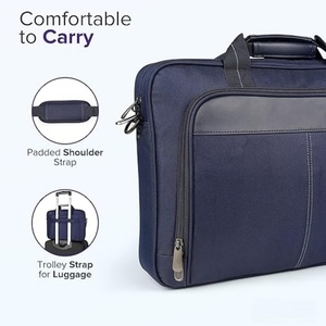 High Quality Wholesale Laptop Briefcase for Men Slim Business Office Computer Bag Waterproof Travel Work Bag OEM Custom Logo - Product Image 4