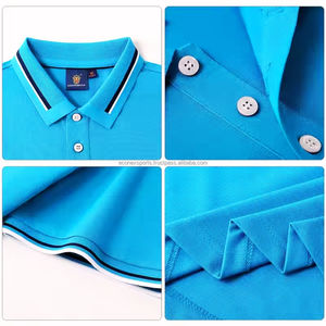 Econex Sports Custom para Polos para hombres Camisetas de algodón bordadas transpirables Uniformes de trabajo impresos sólidos Tallas grandes al por mayor - Product Image 2