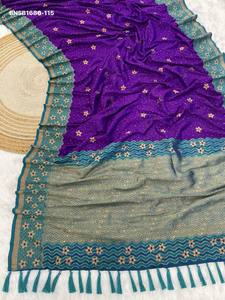 Premium Collection Banarasi Soft-Silk with Gold-Zari Flower Weave All-Over Body & Rich Zari Pallu Saree Woman Fashion - Product Image 6