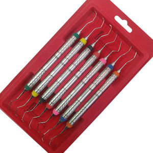 Curetas Periodontales Gracey Premium de 7 Piezas, Doble Punta, Mango Hueco, para Limpieza Dental Manual, Compatible con HU FRIEY, Personalizadas - Product Image 2