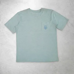 T-shirt léger menthe à poches pour homme |   T-shirt avec poche graphique sur la poitrine - Product Image 1