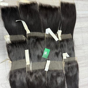 Perruque frontale en dentelle colorée longue ligne droite HD perruques blondes avec extensions de cheveux brésiliens bruts perruques de cheveux alignés sur les cuticules - Product Image 3