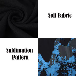 Nouveauté : T-shirt en coton 100% pour homme, coupe ample, en tissu éponge, sublimation, respirant, écologique, séchage rapide, design personnalisé, OEM ODM - Product Image 4