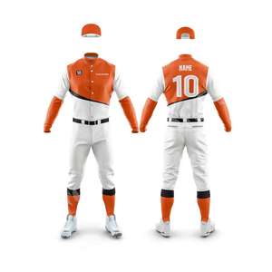 Bonne qualité conception personnalisée nouveaux uniformes personnalisés vierges célèbres uniformes de baseball à impression personnalisée - Product Image 2