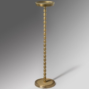 Mesa de cóctel de aluminio Arrow de alta calidad, mueble de metal de primera calidad, mesa auxiliar decorativa para el hogar, hotel, mesa para vinos y bebidas, latón. - Product Image 4