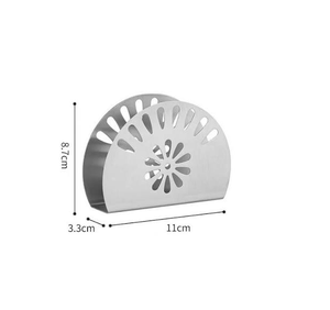 Portarrollos de Papel de Acero Inoxidable de 11 cm x 8.7 cm, Diseño Independiente para Mesa de Comedor y Sala de Estar - Product Image 1