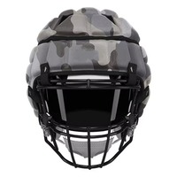 Housse de casque de football américain en softshell, motif uni, légère, protection contre les chocs, couleurs et logo personnalisables
