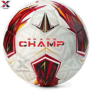 Ballon de football personnalisé taille 5, haute qualité, durable, écologique, coloré, en PVC épais laminé, pour usage extérieur et entraînement - Product Image 3