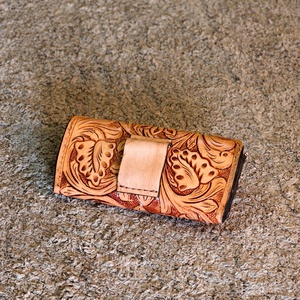 Carteras de Cuero Genuino para Mujer, Estilo Vintage, Impermeables, Anti-Robo, Regalos Personalizados, Funda Tipo Clutch Hecha a Mano, Cuero Venus - Product Image 3