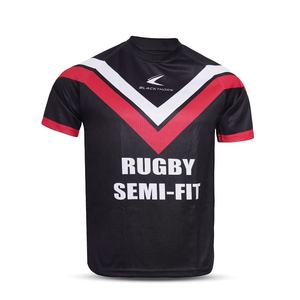 Transpirable Semi-Fit Ropa Deportiva Personalizada Sublimación Uniforme de Rugby con Jersey Shorts y Calcetines OEM Club logo y diseño aceptado - Product Image 3
