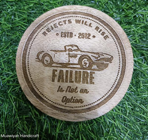 Posavasos de madera de mango de buena calidad posavasos de nogal posavasos decorativos con tamaño y logotipo personalizados al precio más bajo - Product Image 4