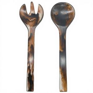 Cuchara de Resina Pulida Hecha a Mano, Ecológica y Clásica, para Café, Ensaladas, Medidas, Servicio en Restaurantes, Uso Doméstico y Bodas, Venta al Por Mayor - Product Image 1