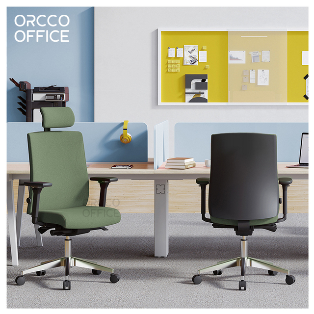 Best Comfortable Ergonomic Executive Fabric Leather High Back Lumber Support Manager Director Working Office Desk Leather Chair