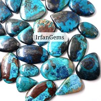 Lose Edelsteine Natürliche Azurit-Steine Oval Geschliffen 20-40mm für Schmuckherstellung Fabrikpreis Großhandelsposten Azurit Shattuckit Cabochons