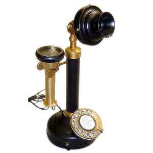 Article d'artisanat indien de haute qualité AntiqueTelephone VIntage Model Old Type Model Wood And Metal Product Many Type Category - Product Image 2