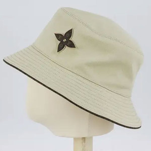 Gorra tipo bucket de doble cara, de color sólido, de algodón grueso, gorra estructurada para exteriores - Product Image 2