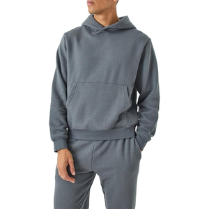 Mens Cotton Tracksuit Outfit <b>Athletic</b> Hoodie and Jogger Pants Casual Fitness Daily Sportswear Wear - Product Image 4