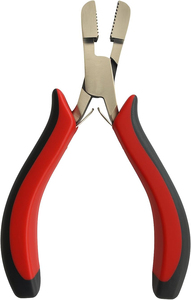 Pince de retrait pour extensions capillaires à kératine, fixation forte, en acier inoxydable de qualité chirurgicale, élimine efficacement les micro-anneaux de kératine, noire - Product Image 3