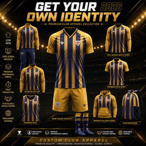 Individuell Bedruckte Fußballtrikots, 100% Polyester, Sublimationsdruck, Maßgeschneiderte Fußballausrüstung - Product Image 1