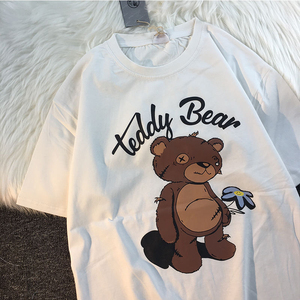 Camiseta Personalizada para Mujer, Manga Corta, Cuello Redondo, Negra, de Alta Calidad, con Diseño Impreso de Cumpleaños - Product Image 4