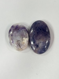 Lot de 10 cabochons en pierre naturelle violette de qualité AA, 47g, vente en gros de pierres précieuses en vrac pour la fabrication de bijoux, fournisseur en gros - Product Image 4