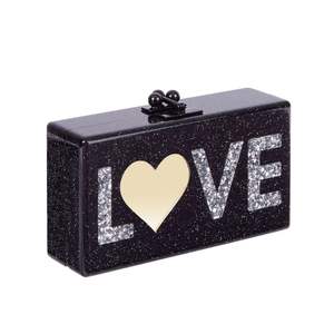 Pochette de soirée en résine écologique pour femmes, accessoires de mode en cristal - Product Image 5