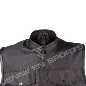 Chaleco de Pana para Motocicleta de Invierno para Hombre, Personalizado, al por Mayor, Cuello en V, Casual, con un Solo Botón, Bolsillo, Secado Rápido, Ecológico y Transpirable - Product Image 3