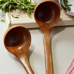 Cuillère en bois artisanale, accessoire de cuisine en bois de qualité supérieure - Product Image 2