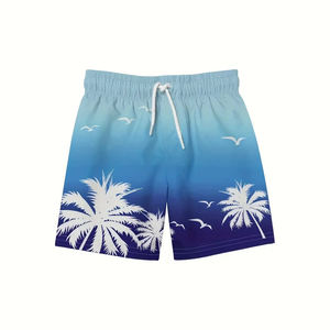 Quick Dry Breathable Sublimation Printing Custom <b>Board</b> Shorts with Pocket Men's Fashion Swim Jogging Shorts - Product Image 2