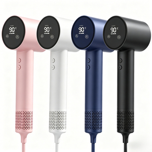 Secador de Pelo Iónico Eléctrico de 1500W con Motor DC, 4 Ajustes de Velocidad, Estilo Salón, Cuerpo de Plástico Blanco, Diseño Compacto, Uso Doméstico - Product Image 2