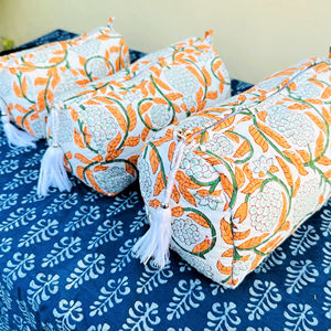 Juego de Bolsas Acolchadas de Algodón, Diseño de 3 Bloques, Cierre de Cremallera Gris, Ligeras, Grandes, Impermeables, Ecológicas, Reutilizables, Multifuncionales - Product Image 1