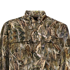 Chemise de chasse pour homme à manches longues en toile imperméable, coupe-vent et antibactérienne, respirante en maille, personnalisable OEM, best-seller - Product Image 6