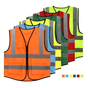 Chaleco de Seguridad Reflectante Personalizado para Exteriores, Unisex, Ropa de Trabajo, Chaqueta sin Mangas, Impermeable, Resistente al Agua, Alta Visibilidad - Product Image 4