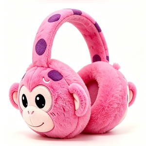 Winter warm earmuffs for kids/teens Super soft plush earmuffs <b>Fluffy</b> fuzzy ear warmers - Product Image 3