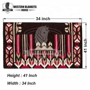 Couverture de selle de cheval Western Ranch personnalisée avec doublure en polycoton pour l'équitation équestre - Product Image 3