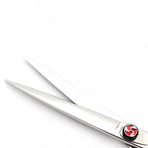 Tijeras de Peluquería Profesionales de Acero Inoxidable Plateado de Primera Calidad, Ligeras, con Estuche de Cuero PU - Product Image 2