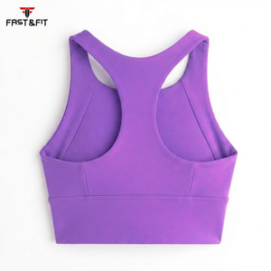 Collection 2026 – Soutien-gorge de sport sans bretelles grande taille pour le yoga, avec logo frontal, respirant et léger pour femme - Product Image 2