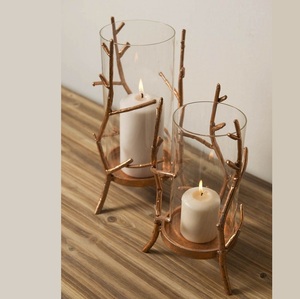 Candelabro Metálico Portátil, Ecológico, Duradero y Hecho a Mano de Primera Calidad KRAFT WORLD CHI-304, Personalizable para Hogar y Bodas - Product Image 3