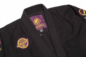 Kimono de Jiu Jitsu Brasileño BJJ para Adultos, RTS de Alta Calidad, 460 g/m², Negro, 100% Algodón, Duradero, Transpirable, Resistente a la Encogimiento, Lavado - Product Image 3