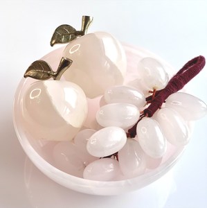 ชามผลไม้หินอ่อนสีชมพู ทนไฟ ทันสมัย สำหรับห้องครัว ห้องรับประทานอาหาร วิลล่า ห้องนั่งเล่น ตกแต่งผนัง - Product Image 1