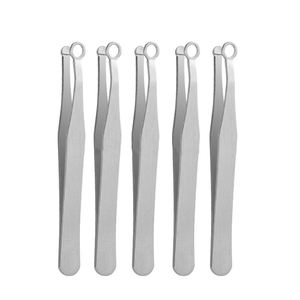 Tondeuse à poils de nez en acier inoxydable de haute qualité, pointe incurvée, logo personnalisé, produit de beauté le plus vendu, hommes femmes - Product Image 1