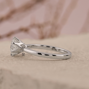 Anillo de Compromiso Minimalista Talia Solitaire con Diamante CVD Cultivado en Laboratorio de 6 Puntas, 1-5 Quilates, Certificado IGI, VS1, Color E, Corte EX - Product Image 5